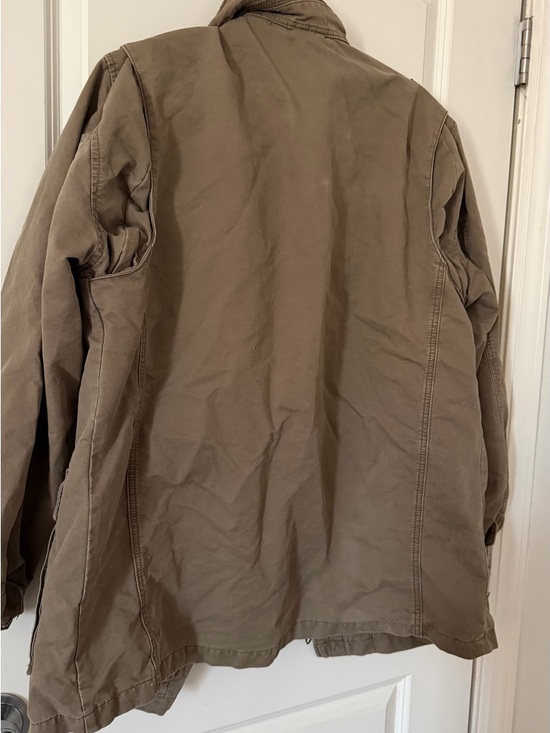 Men's Olive Field Jacket military look - Picture 3 of 9